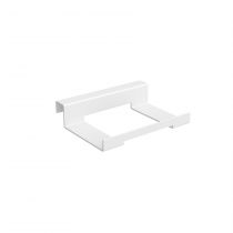 Support pour sèche-cheveux/fer à repasser LLOYD BLANC MAT 140 x 32 x 106 mm - SALGAR Réf. 97661