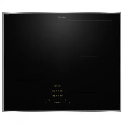 Table de cuisson 60cm 4 zones Noir cadre Inox - MIELE R�f. KM 8462 FR 