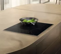 Table de cuisson 60cm 4 zones Noir cadre Inox - MIELE R&eacute;f. KM 8462 FR 