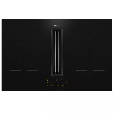 Table de cuisson aspirante 4 zones  A+ Noir - MIELE R�f. KMDA 7473-1 FL 