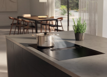 Table de cuisson aspirante 80cm 4 zones Noir mat - MIELE Réf. KMDA 7876 FL-U 125 Gala Ed
