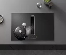 Table de cuisson aspirante 80cm Silence A+ Inox - MIELE R&eacute;f. KMDA 7272-1 FR