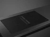 Table de cuisson aspirante 83cm 3 foyers Noir - SMEG Elite R&eacute;f. HOBD283D3