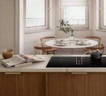 Table de cuisson aspirante 83cm 4 foyers Noir mat (&eacute;vacuation) - ROBLIN R&eacute;f. 5533118