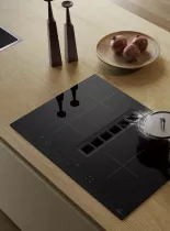 Table de cuisson aspirante Alto 70cm 4 foyers Noir (recyclage) - ROBLIN R&eacute;f. 5530148