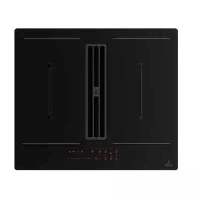 Table de cuisson aspirante Duo 60cm 4 foyers Noir - ROBLIN R�f. 5383867