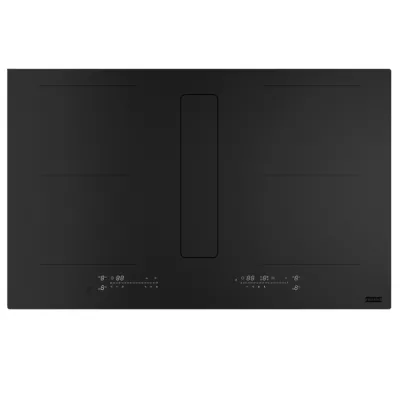 Table de cuisson aspirante Mythos FMY 8362 DA R HI recyclage 415m3/h 4 foyers Noir - FRANKE R�f. 484106