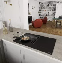 Table de cuisson aspirante Mythos FMY 8362 S HI &eacute;vacuation 4 foyers Noir - FRANKE R&eacute;f. 484151