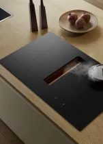 Table de cuisson aspirante Onyx 83cm 4 foyers Noir / cuivre (&eacute;vacuation) - ROBLIN R&eacute;f. 5533095