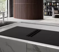 Table de cuisson aspirante Onyx Extreme 83cm 4 foyers Noir mat (recyclage) - ROBLIN R&eacute;f. 5533149