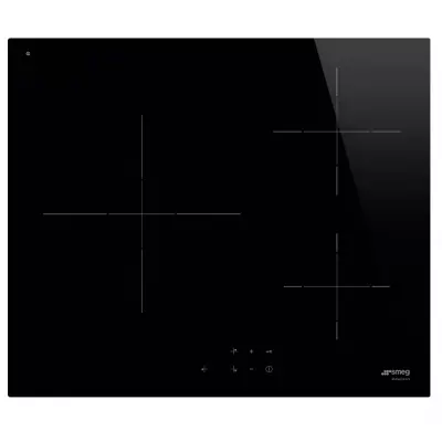 Table de cuisson induction 60cm 3 foyers Noir - SMEG R�f. SI2631D