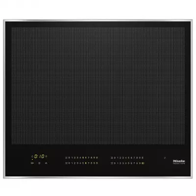Table de cuisson induction 60cm FullFlex Noir cadre Inox - MIELE R�f. KM 7667 FR