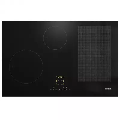 Table de cuisson induction 80cm 4 foyers Noir - MIELE R�f. KM 7474 FL