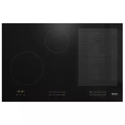Table de cuisson induction 80cm 4 foyers Noir - MIELE R�f. KM 7574 FL