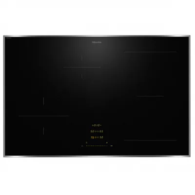 Table de cuisson induction 80cm 4 zones Noir - MIELE R�f. KM 8482 FR 