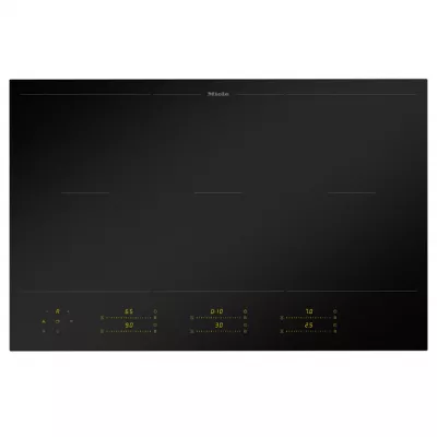 Table de cuisson induction 80cm 6 zones MattFinish Noir mat - MIELE R�f. KM 8585-2 FL 