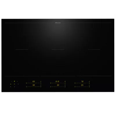 Table de cuisson induction 80cm 6 zones Noir  - MIELE R�f. KM 8585-2 FL 