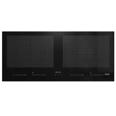 Table de cuisson induction 90cm 4 foyers Noir  MIELE R�f. KM 7684 FL Panorama