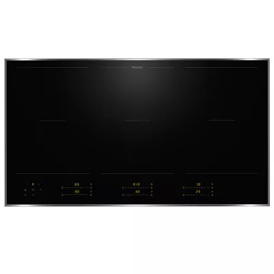 Table de cuisson induction 94cm Noir cadre Inox - MIELE R�f. KM 8595-2 FR