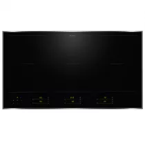 Table de cuisson induction 94cm Noir cadre Inox - MIELE R&eacute;f. KM 8595-2 FR
