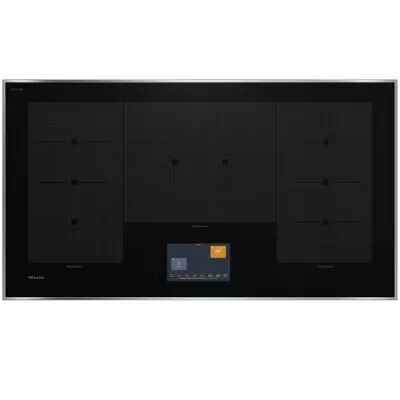 Table de cuisson induction 95cm 8 zones Noir Cadre inox -  MIELE R�f. KM 7999 FR