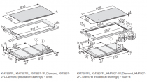 Table de cuisson induction Diamond 94cm Noir Graphite - MIELE Réf. KM 7897-2 FL