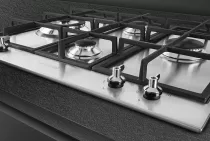 Table gaz 60cm 4 foyers Inox bross&eacute; - SMEG Elite R&eacute;f. PX364L