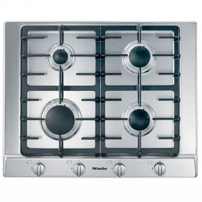 Table gaz 65cm 4 br�leurs Inox - MIELE R�f. KM2010