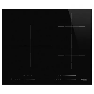 Table induction 60cm 3 zones Noir - SMEG Elite R�f. SI1B2633D