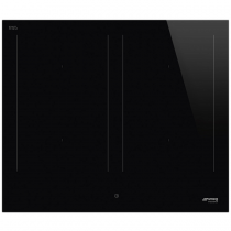 Table induction 60cm 4 foyer Noir  - SMEG Réf. SIM3643D