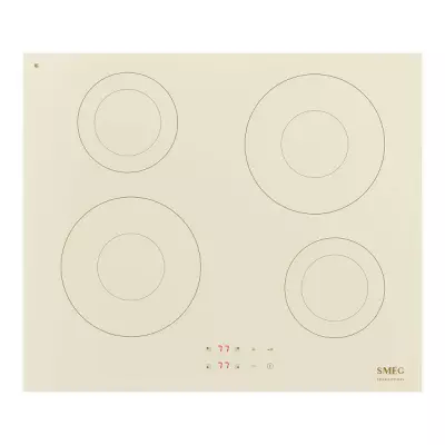 Table induction 60cm 4 foyers Cr�me -SMEG Elite R�f. SI2641DP