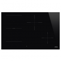 Table induction 80cm 4 foyers Noir - SMEG Elite Réf. SI1M4844D
