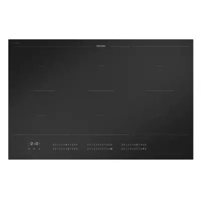 Table induction 80cm 6 zones Noir mat - MIELE R�f. KM 7576-2 FL 125 Gala Ed