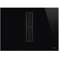 Table induction aspirante 70cm 4 foyers Noir  - SMEG Réf. HOBD472D2