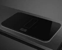Table induction aspirante ISOLA ALTA PRO 83cm 4 zones Noir cadre Noir - SMEG Elite R&eacute;f. HHSL7845MB