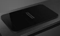 Table induction avec hotte int&eacute;gr&eacute;e ISOLA ALTA 83cm Noir cadre Noir- SMEG Elite R&eacute;f. HHSL7844MB