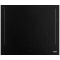 Table induction Classica 60cm 4 zones Noir Mat - SMEG Elite R&eacute;f. SIM3644N