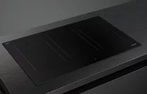Table induction Classica 80 cm 6 zones Noir Mat - SMEG Elite R&eacute;f. SIM3864N