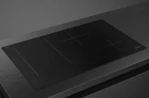 Table induction Classica 80cm 4 zones Noir Mat - SMEG Elite R&eacute;f. SIM3844N