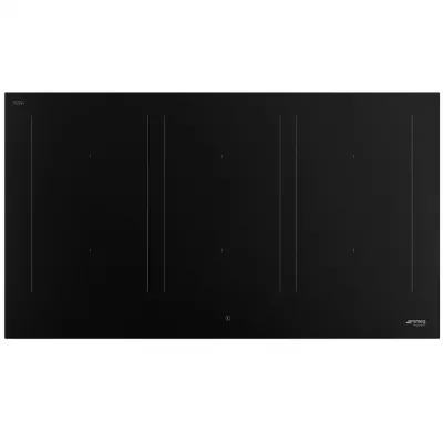 Table induction Classica 90 cm 6 foyers Noir Mat - SMEG Elite R�f. SIM3964N