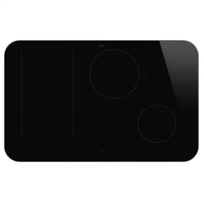 Table induction ISOLA ALTA 80cm 4 foyers Noir cadre Noir - SMEG Elite R�f. SISL7844MB