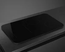 Table induction ISOLA ALTA 80cm 4 foyers Noir cadre Noir - SMEG Elite R&eacute;f. SISL7844MB