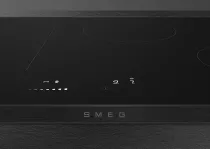 Table induction ISOLA ALTA 80cm 4 foyers Noir cadre Noir - SMEG Elite R&eacute;f. SISL7844MB