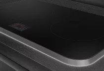 Table induction ISOLA ALTA PRO 80cm 4 foyers Noir cadre Inox - SMEG Elite R&eacute;f. SISL7845X