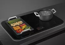 Table induction ISOLA ALTA PRO 80cm 4 zones Noir cadre Noir - SMEG Elite R&eacute;f. SISL7845MB