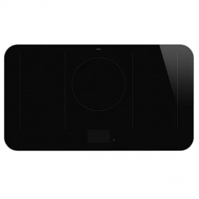 Table induction ISOLA ALTA PRO 90cm 5 foyers Noir cadre Noir - SMEG Elite R�f. SISL7955MB