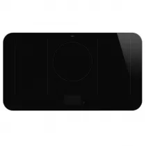 Table induction ISOLA ALTA PRO 90cm 5 foyers Noir cadre Noir - SMEG Elite R&eacute;f. SISL7955MB