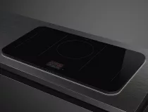 Table induction ISOLA ALTA PRO 90cm 5 foyers Noir cadre Noir - SMEG Elite R&eacute;f. SISL7955MB