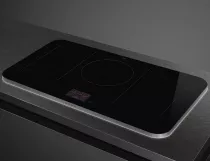 Table induction ISOLA ALTA PRO 90cm 5 zones Noir cadre Inox - SMEG Elite R&eacute;f. SISL7955X