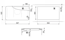 Table induction ISOLA ALTA PRO 90cm 5 zones Noir cadre Inox - SMEG Elite R&eacute;f. SISL7955X